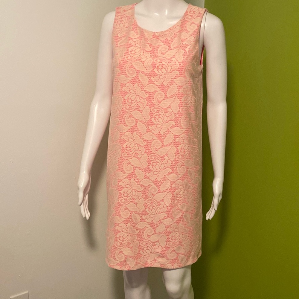 H& Pink lace overlay dress